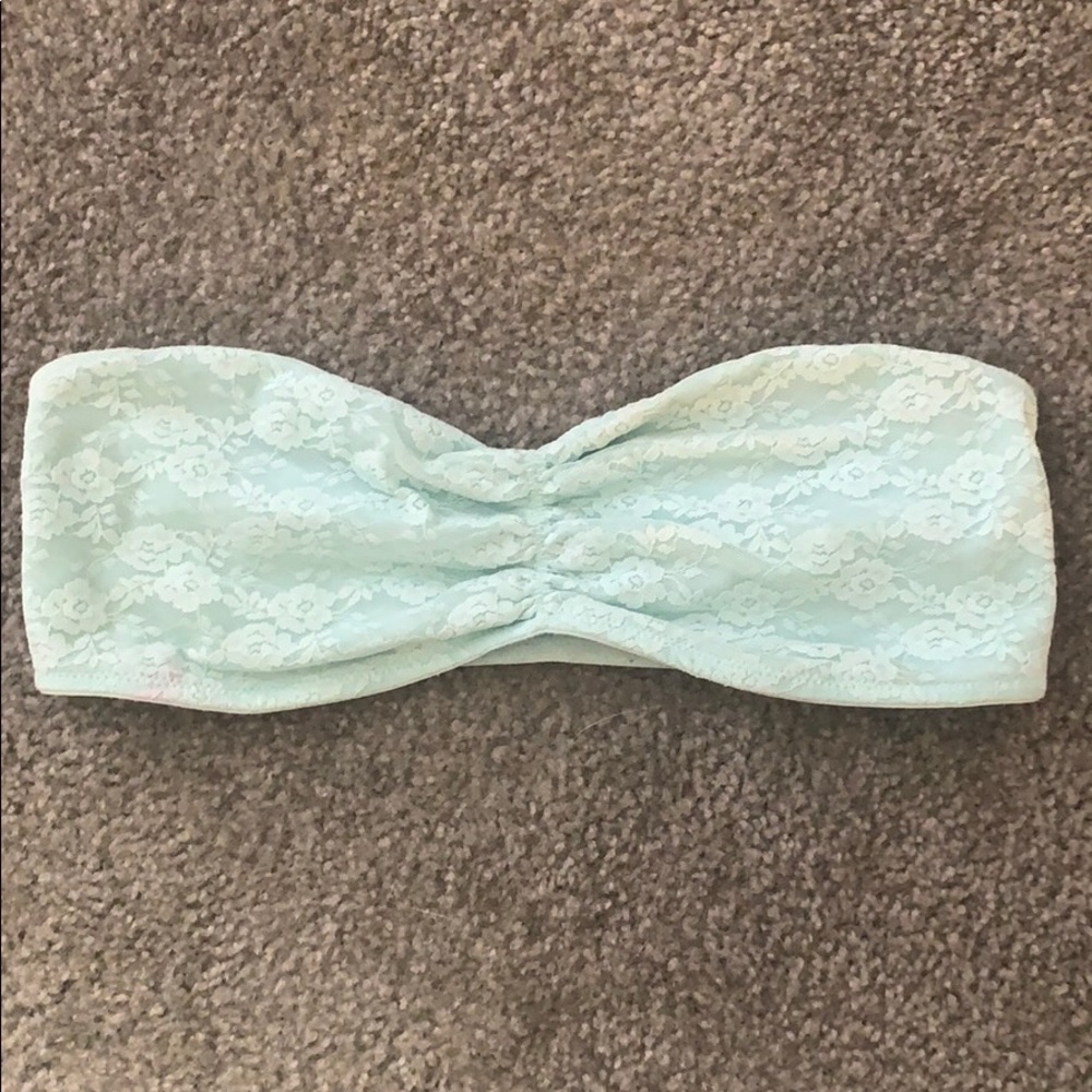 VS Pink Lacey Bandeau bra